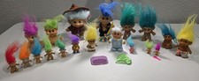 Vintage Troll Doll Collection Lot of 19. ACE, Russ, ITB