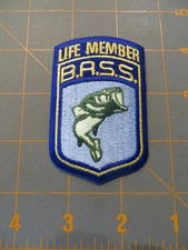 B.A.S.S. Life Member Patch - 2 x 3 inch