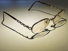 Vintage Christian Dior Eyeglass Frames CD3526 16D Oval Lens Silver Rings Austria
