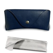 Portable Leather Glasses Case,Flexible Sunglasses Pouch Slim Case for Women M...