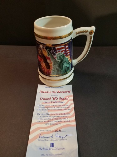 The Hamilton Collection America The Beautiful Stein Limited Edition Numbered - Picture 2 of 8