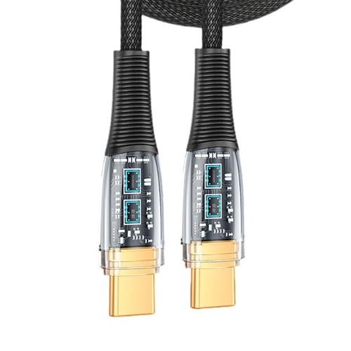 Type C to C Cable 100W Quick Charging Cord High Speed Charger for Smarphones - 第 10/13 張圖片