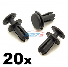 20x SEAT 5mm Plastic Rivets Front Grille Logo & Bumper Radiator Cover Trim Clips