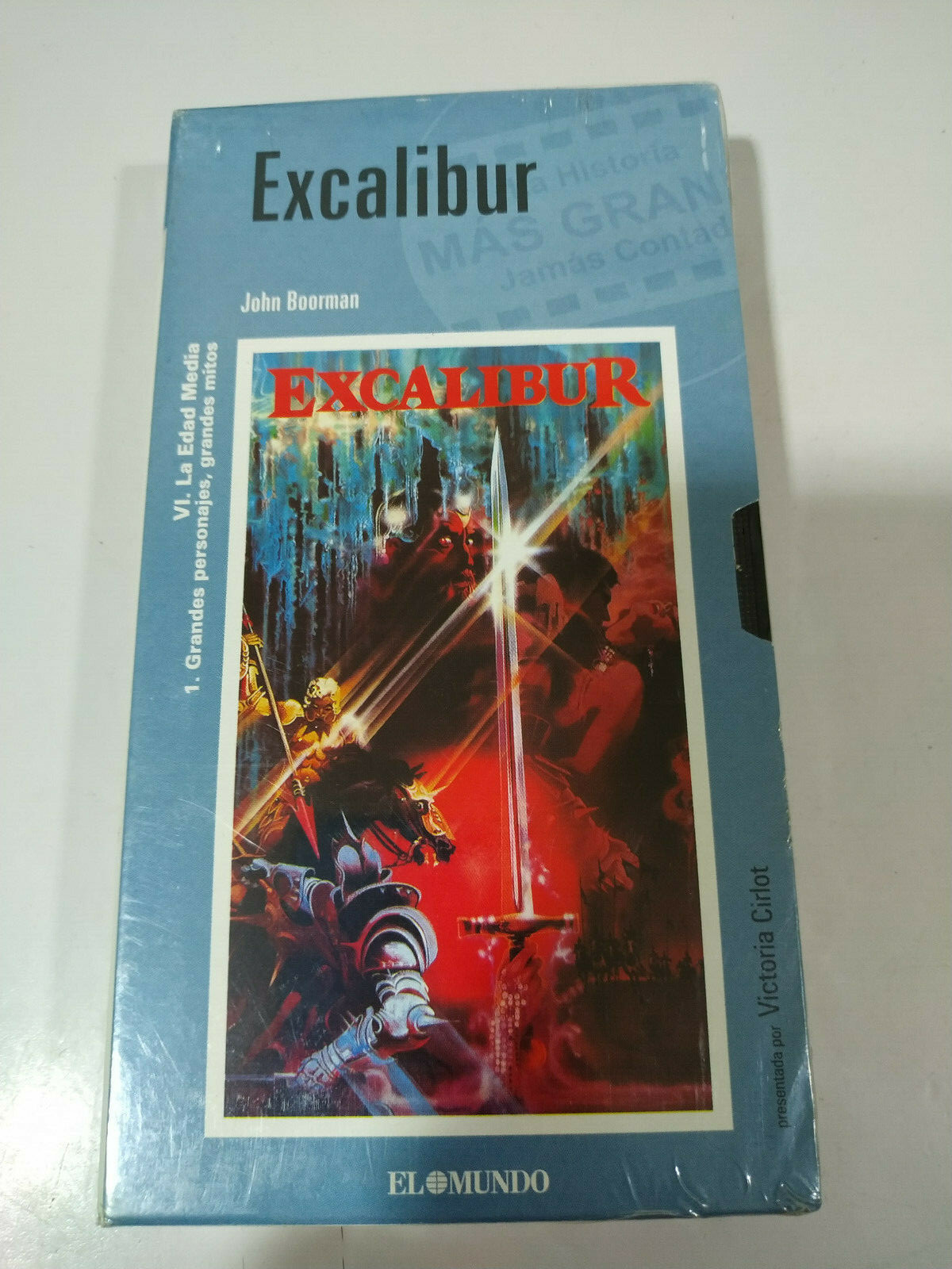 Excalibur John Boorman - VHS Tape Spanish New - 2T