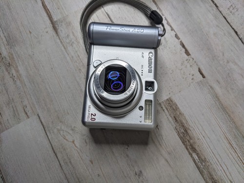 Canon PowerShot A60 2.0MP Digital Camera Silver w/ 1gb Card - PLEASE READ - Picture 4 of 12