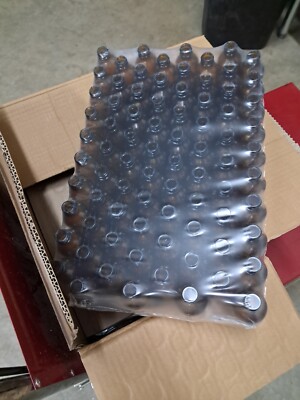2 oz amber glass boston round bottles  80 Count. Does Not Include Bottle Caps