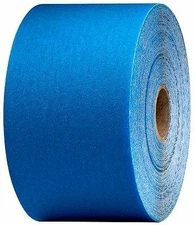 3M Stick-it Blue Abrasive Sheet Roll Sandpaper 180 grade, Grit, 36221 PSA Sticky