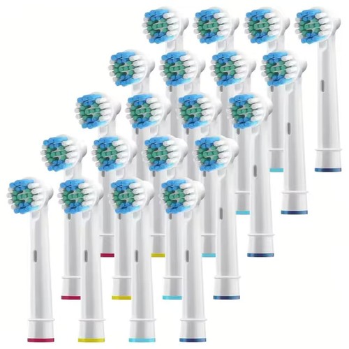 4-20 TESTINE RICAMBIO COMPATIBILI CON SPAZZOLINO ELETTRICO ORAL B BRAUN CROSS - Foto 16 di 16