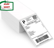 MUNBYN Thermal Direct Shipping Label Pack of 500 4X6 per Fanfold Labels - Comm