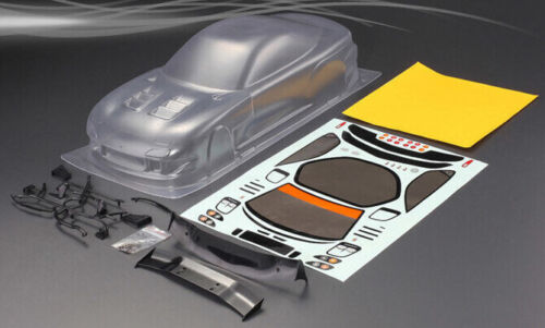 1/10 RC Car BODY Shell MAZDA RX7 GT AMEMIYA Body w/ Wing 200mm *Unpainted* CLEAR - Picture 2 of 6