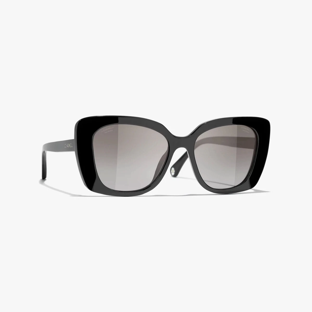 Chanel CC Logo Sunglasses in Black Acetate Cellulose fibre ref.752777 -  Joli Closet