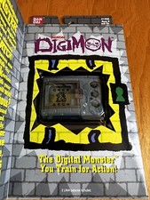 RARE 1997 Bandai Tamagotchi ORIGINAL DIGIMON Blue Gray