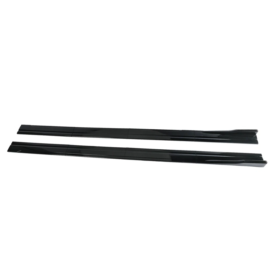 Gloss Black 86.6'' Side Skirts Extension Lip For Dodge Charger RT SRT SXT 2.2m Foto 2 de 4