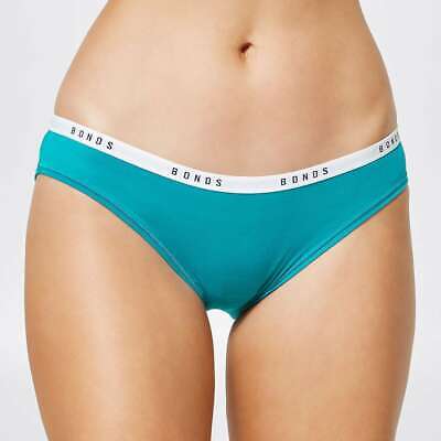 Bonds Ladies WVBYA DAY Miami Teal Originals String Bikini Brief Size 8 New