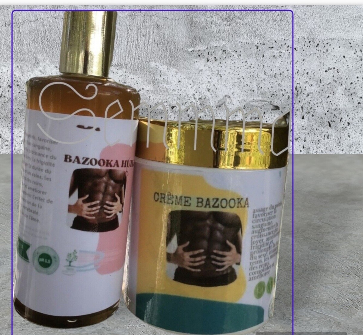 Kit Bazooka Crème Et Oil 35 X Plus Dosé - Élargissement Pénis, 100ml X 2, Neuf