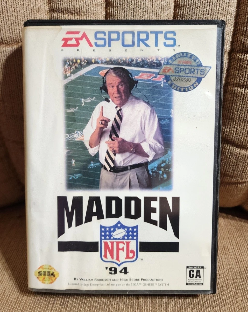 Madden NFL 94 Sports Video Games for sale | eBay