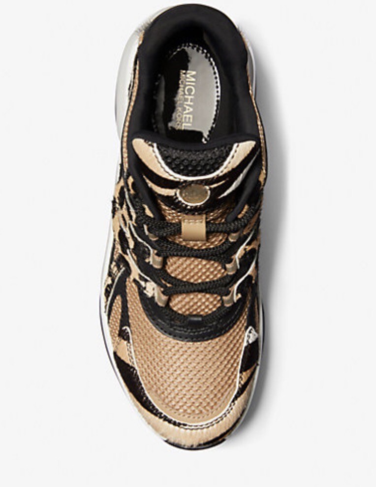 NEW MICHAEL KORS Olympia Sport Extreme Printed Calf Hair and