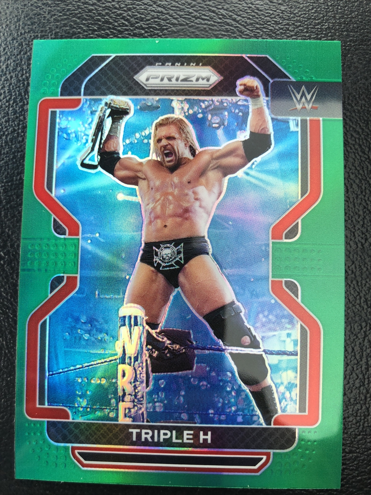 2022 PANINI PRIZM WWE Triple H Green Prizm Parallel SP #194 Debut Edition 1st
