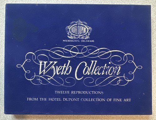 VTG Wyeth Collection Blank Note Cards W/Envs Hotel Dupont Collection of Fine Art