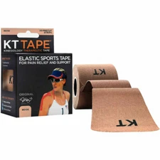 KT TAPE Original Cotton Elastic Kinesiology Therapeutic Tape 20 Pre-Cut 10 inch