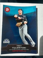 2011 Topps Series 1 Troy Tulowitzki #TT48 Topps Town Rockies