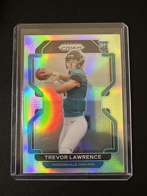 2021 Panini Prizm Football Trevor Lawrence Silver Variation RC #V