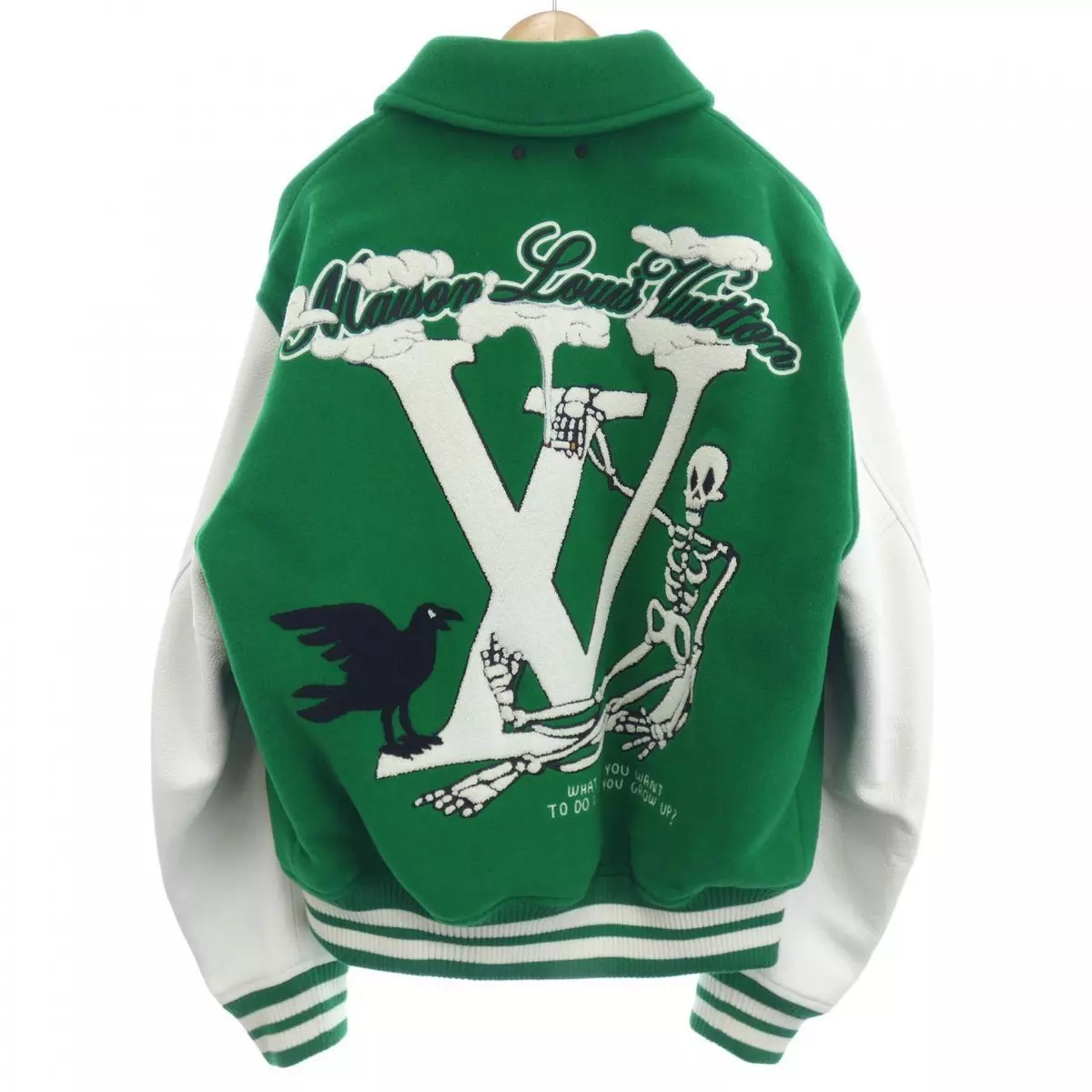 Authentic LOUIS VUITTON Varsity jacket #241-003-164-4117