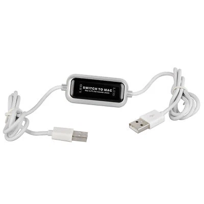 Windows Mac File Copy Cable Desktop Laptop PC USB Direct Link Data Transfer Lead - Image 1 of 4