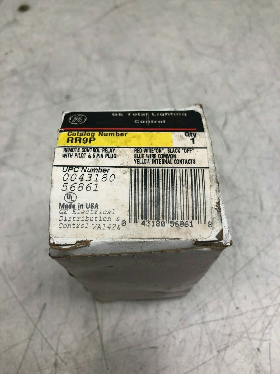 Rr9p Remote Control Relay 48 New RR9P Relays. GE Lighting Control Box