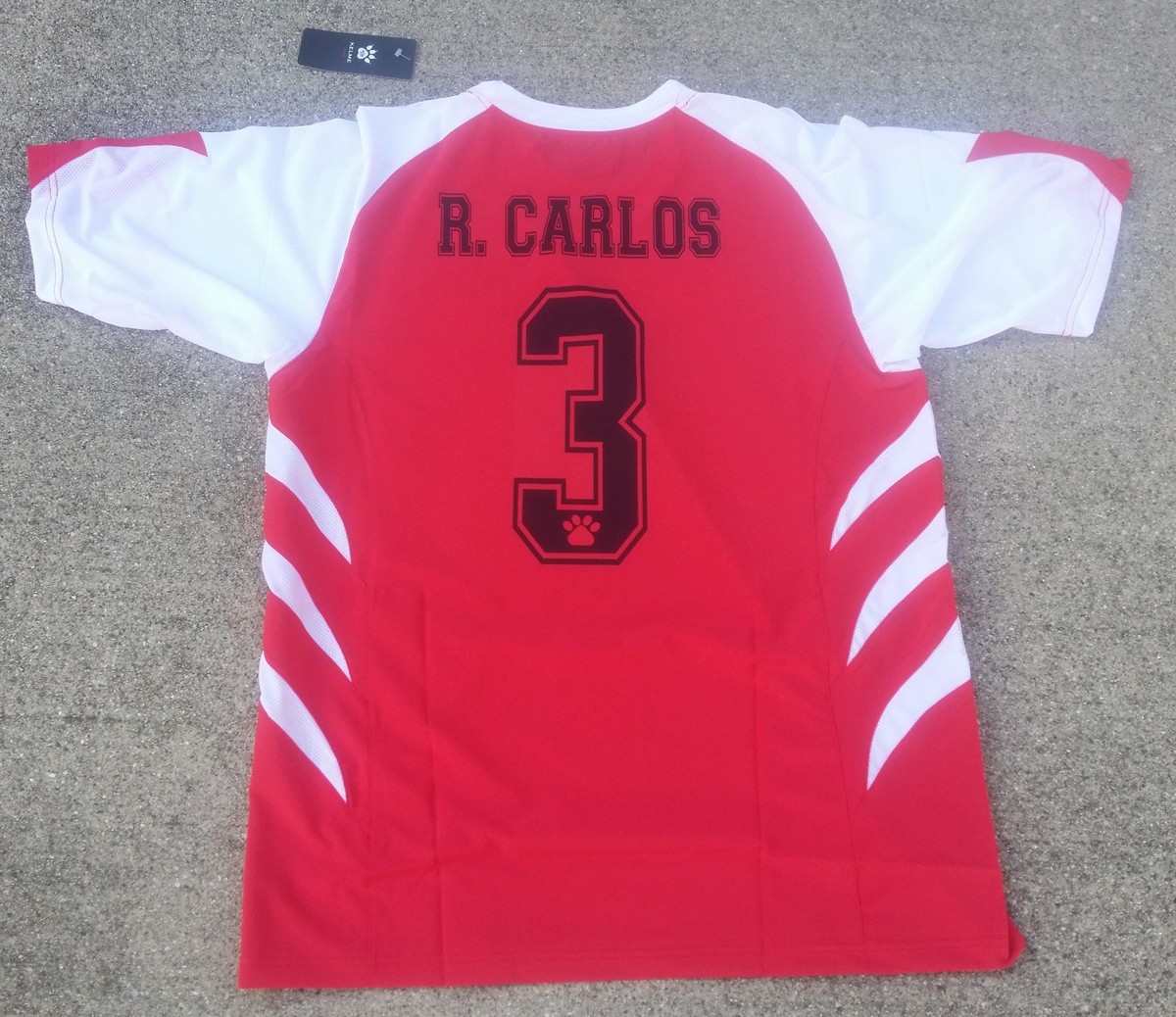 Vintage REAL MADRID JERSEY, KELME jersey with NUMBER, YOUTH LARGE - Main Image