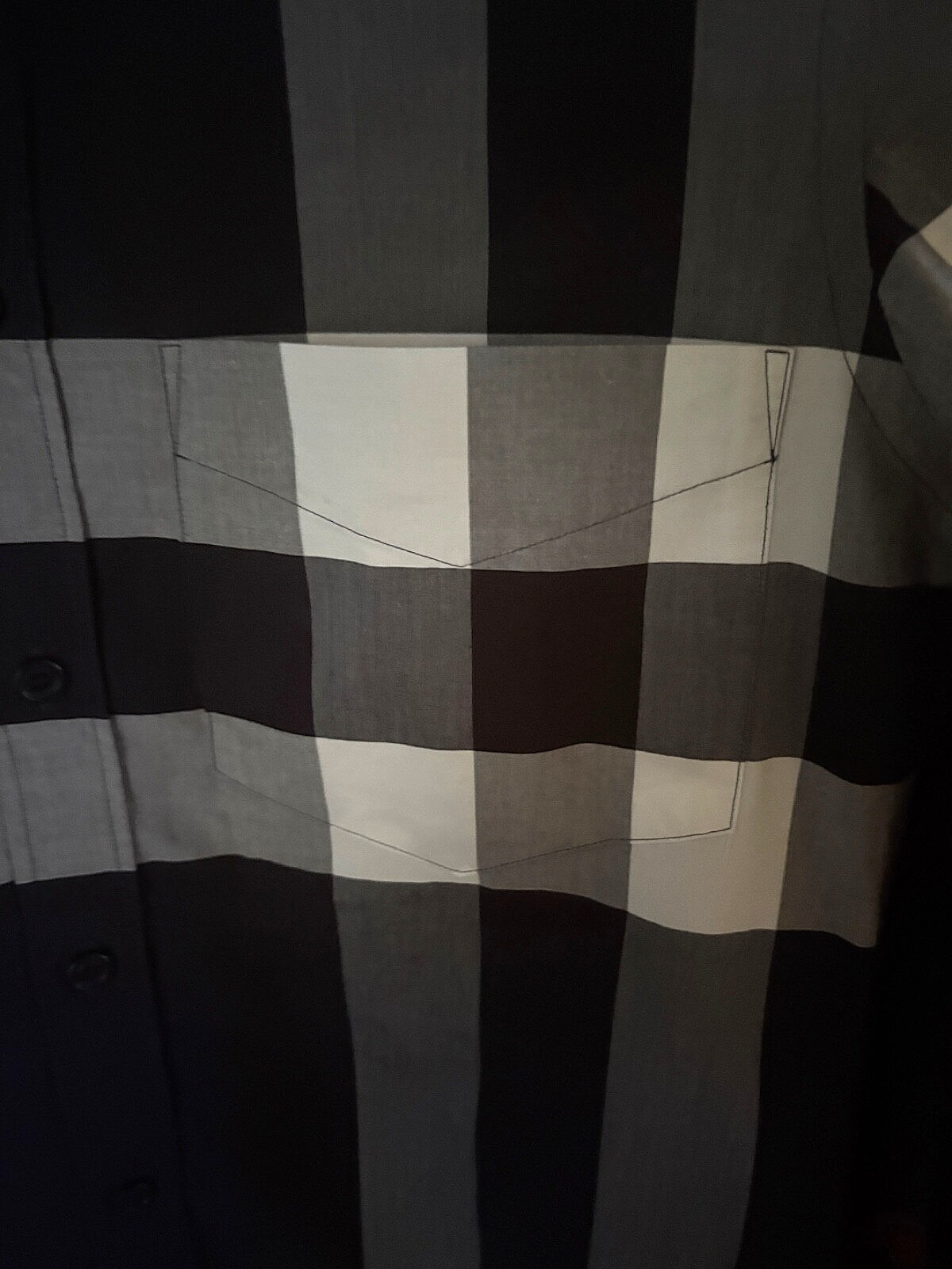 BURBERRY MEN'S MULTICOLOR NOVA PATTERN COTTON BLE… - image 8