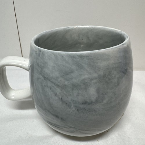 Marble Gray Small Stoneware Mug 3” - Picture 3 of 9