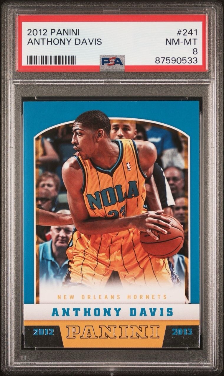 2012-13 panini anthony davis 241 PSA 8 NM-MT ROOKIE