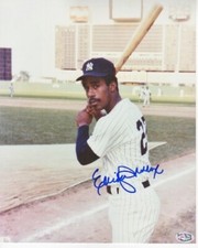 Elliott Maddox Signed - Autographed New York Yankees 8x10 inch Photo - GTA COA