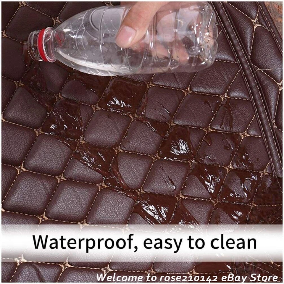 For Acura Car Floor Mats All Weather Auto Foot Pads PU Leather Carpets Liners - Image 3 of 4