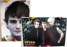 Green Day Billie Joe Armstrong / Orlando Bloom 2-sided magazine poster A3 16x11