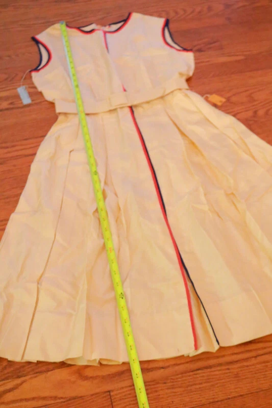 Vestido De Colección Seda Cruda NORMAN WIATT California MCM Moderno PEQUEÑO Hermoso GQ Foto 4 de 4