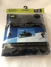 NEW XTEK Base Layer Leggings Pants Running Biking Mens XL -Black