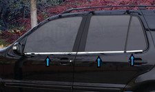 Mercedes ML W163 1996-2006 Chrom Fensterrahmen Leiste 6tlg 4 Türer EDELSTAHL... Mercedes ML W163 1996-2006 Chrom Fensterrahmen Leiste 6tlg 4 Türer EDELSTAHL...