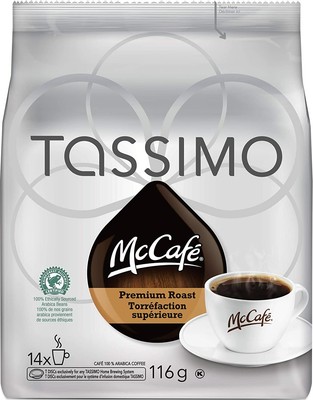 McDonald's McCafe Premium Roast Coffee 14 Tassimo T Discs Imported From Canada