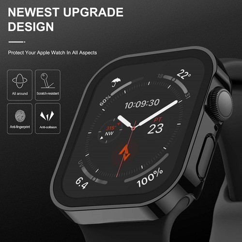 Screen Protector 40/41/45/49mm Cover For Apple Watch Ultra Series 8 7 6 SE Case - Picture 6 of 21