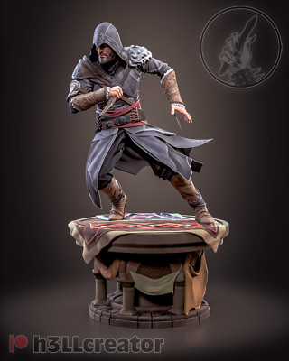 Ezio Auditore - Assassin's Creed - Fan Art Figur - 3D Resin Print 125/106 mm