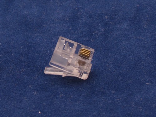 1000 X RJ11 Plug 6P4C Phone Modular Cord Connector Adapter Crimp CAT RJ-11 CAT3 - Picture 10 of 11