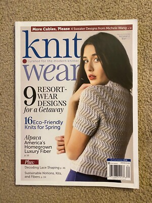 NEW Magazine: Knit Wear: Spring/Summer 2018: resort designs patterns  knitting