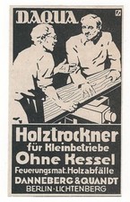 10/312 REKLAMA Z MAGAZYNU BERLIN LICHTENBERG SUSZARKA DO DREWNA DAQUA