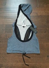 NWT VEKKER POLE DANCE MID-RIB HOODED TOP SIZE MEDIUM MADE IN USA