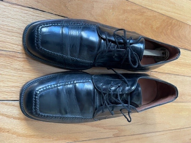 Cole Haan Mens Black Leather Shoes Sz 10 D like JM Weston | eBay display picture 2