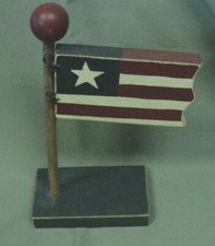 USA WOODEN FLAG