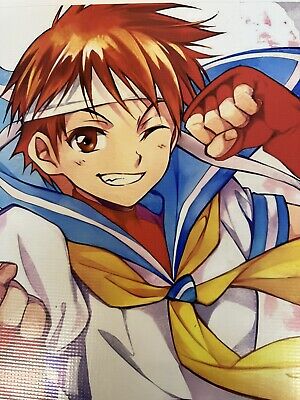 Street Fighter Alpha 2 Sakura Banner 20”x39” - CPS2 capcom Street Fighter Alpha 2 Sakura Banner 20”x39” - CPS2 capcom