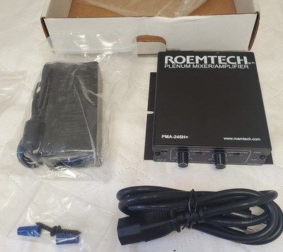 Roemtech PMA245H Plenum Mixer Amplifier 45W Stereo Amp for Classroom Audio